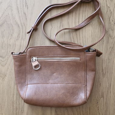 Brown leather bag