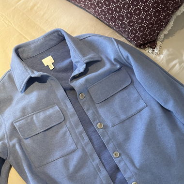 H&M long blue jacket