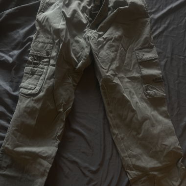 Pantalone cargo Camel