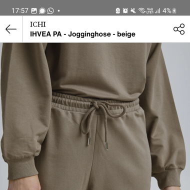 Beige trackpants