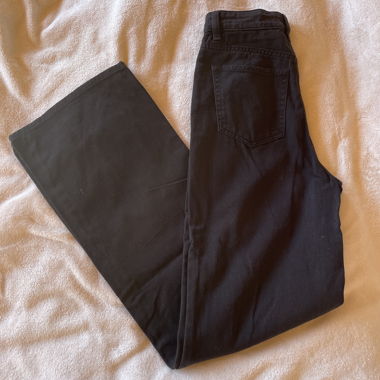 H&M - Wide leg hose - schwarz 