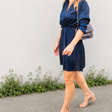 Robe ba&sh bleu foncé