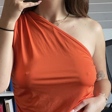 Asymmetrical Orange Top