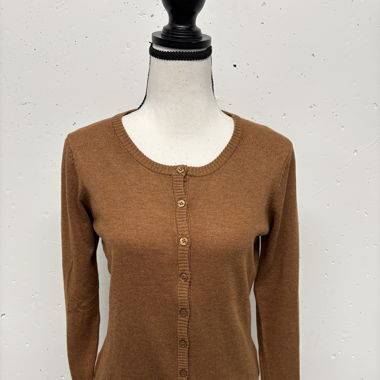 Cardigan aus Viskose Gr. XS braun