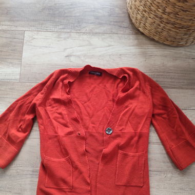 Gilet manges évasées orange