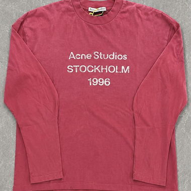 Longsleeve rosso Acne Studios
