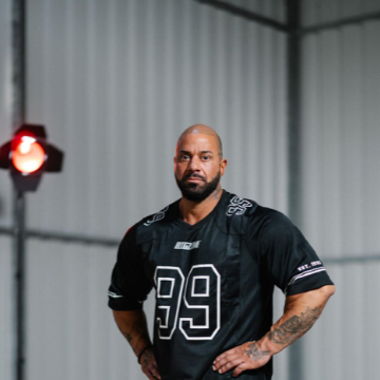 Big Zone Football Jersey Weiss