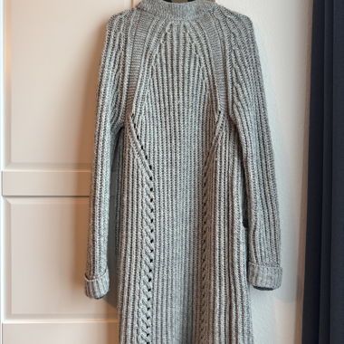 Grey Knit Cardigan