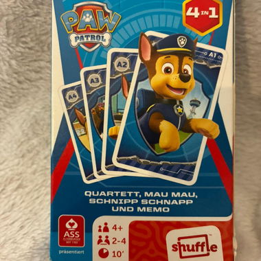 Gioco di carte PAW Patrol 4 in 1