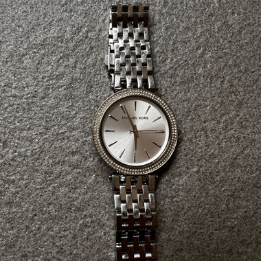 Michael Kors silberne Armbanduhr