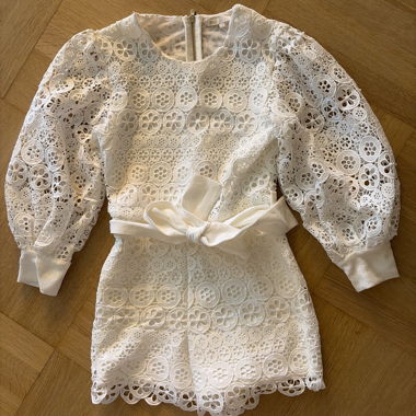 Tuta in pizzo bianco MAJE T34