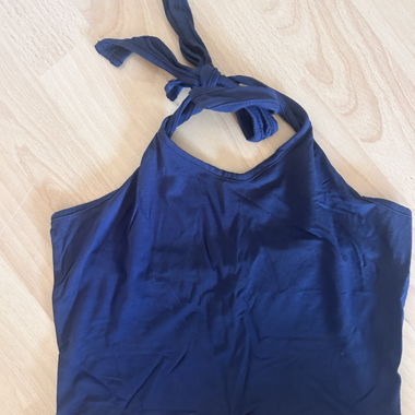 Navy blue halter top
