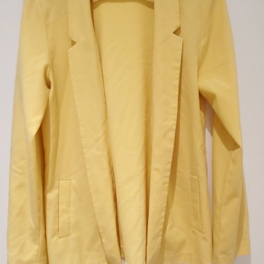 Veste blazer jaune