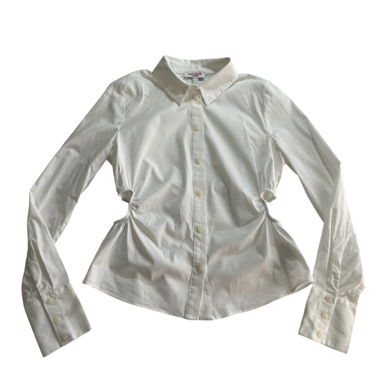 Camicia Bianca Fasciata Y2K