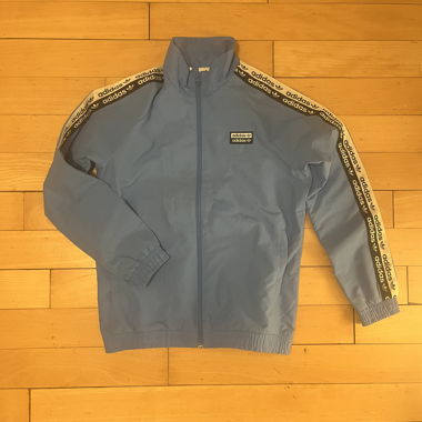 Giacca da training Adidas vintage blu taglia 152