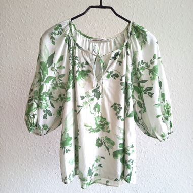 Blusa in cotone floreale Abercrombie & Fitch