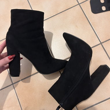Black ankle boots