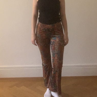 gemusterte Hose