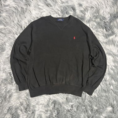 Polo Ralph Lauren black crewneck knit sweater