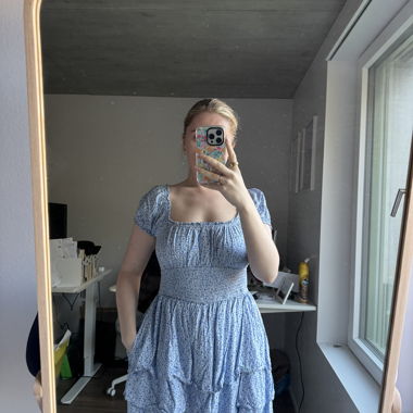 Playsuit Holister blu a fiori