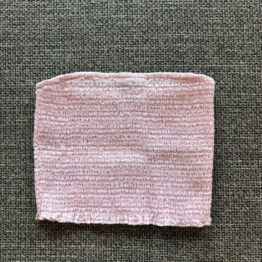 Pink tube top size xs