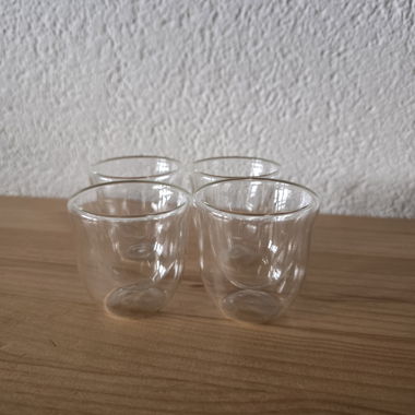 Doppelwandige Espressogläser 4er Set