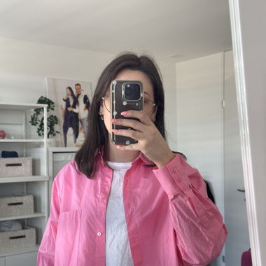 Pinke Bluse XS