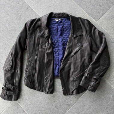 Veste en cuir vintage DIESEL
