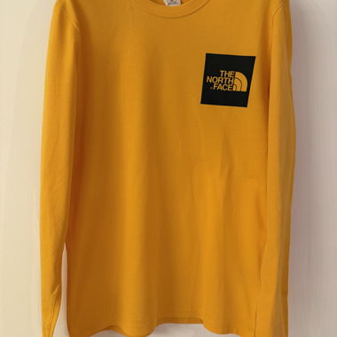 T-shirt manica lunga The North Face giallo - S