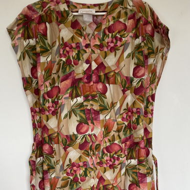 Vintage Cotton Midi Dress