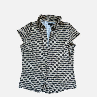 King Louie Pattern Sleeveless Blouse