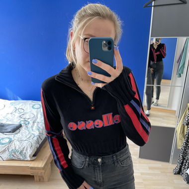 cropped Strickpullover Oldschool