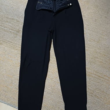 Pantalone nero vita alta