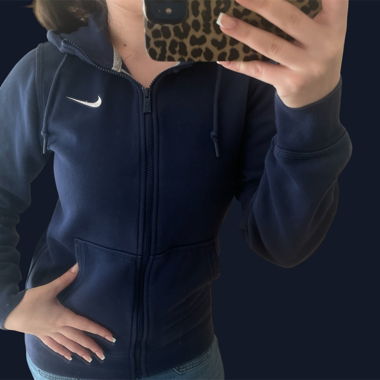 Nike Zip Hoodie Dark Blue
