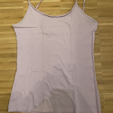 Pink/lilac spaghetti-strap top