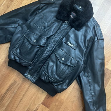 Giacca in pelle U.S. Force