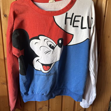 Felpa vintage Disney "Bye Bye" Ambrosio
