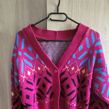 vintage 80s cardigan