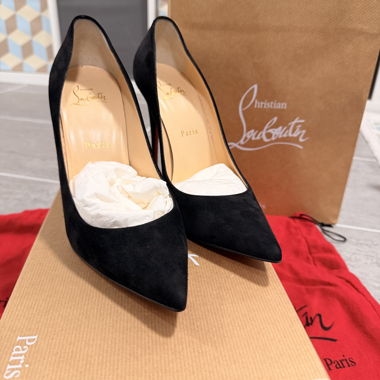Schwarze Christian Louboutin Pumps