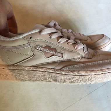 Pale Blush Pink Reebok Sneakers Size 38