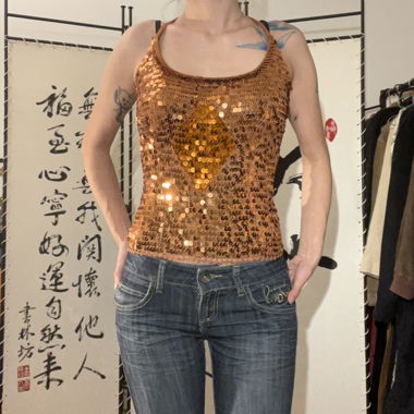 Vintage Sequin Top