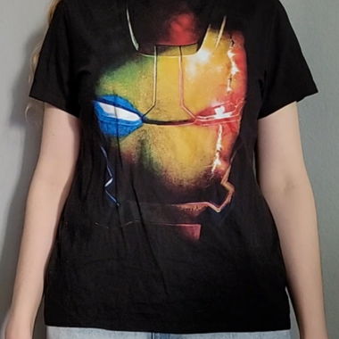 T-shirt Marvel Iron Man noir