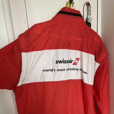 Regenjacke Swissair Vintage