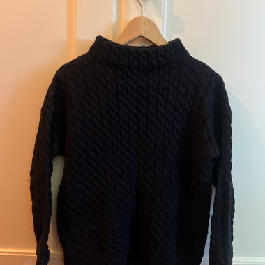 Pull texturé noir de Mango Basics