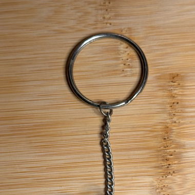 Porte-clés cœur en bois