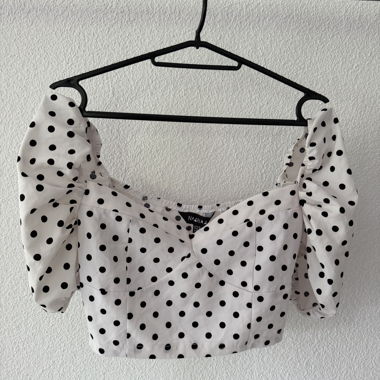 Polka Dot Crop Top XS 