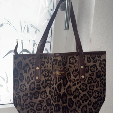Leopard Shopper Tasche