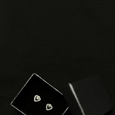 Boucles d’oreilles coeur 