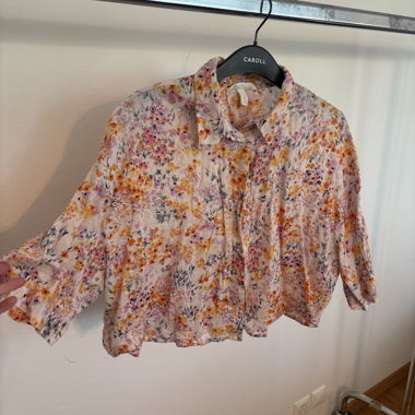 Floral Cropped Blouse