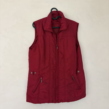 Ärmellose rote Weste Kingfield Gr. 38